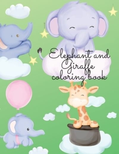 Cover for Cristie Dozaz · Elephant and Zebra coloring book (Paperback Book) (2020)