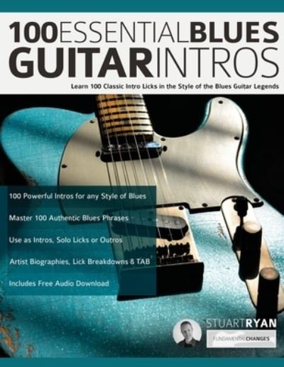 Cover for Stuart Ryan · 100 Essential Blues Guitar Intros (Paperback Book) (2021)
