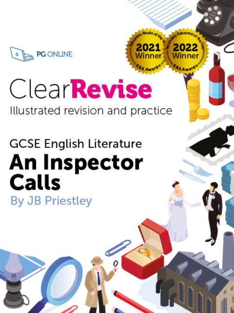 Cover for ClearRevise AQA GCSE English, Priestley, An Inspector Calls (Paperback Book) (2023)