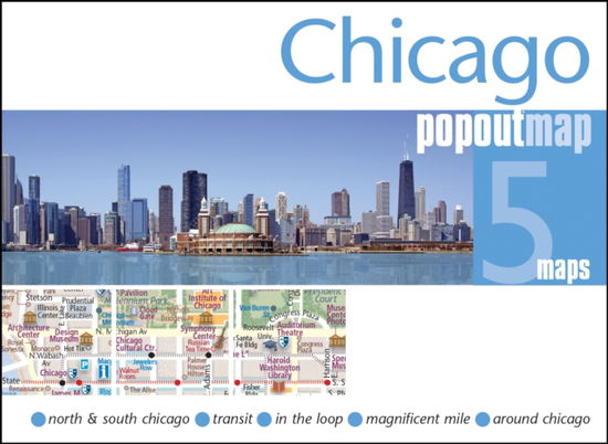 Chicago PopOut Map: Pocket size, pop up, city map of Chicago - PopOut Maps - PopOut Maps - Books - Heartwood Publishing - 9781917131476 - September 24, 2025
