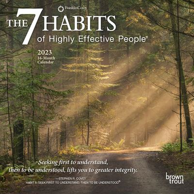 Cover for Browntrout · 7 Habits of Highly Effective People, the 2023 Mini 7x7 (Calendar) (2023)