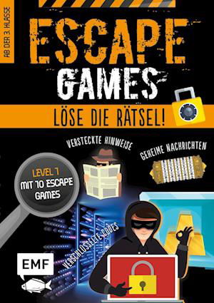 Cover for Mathieu Quénée · Escape Games Level 1 (orange) - Löse die Rätsel! - 10 Escape Games ab der 3. Klasse (Paperback Book) (2021)