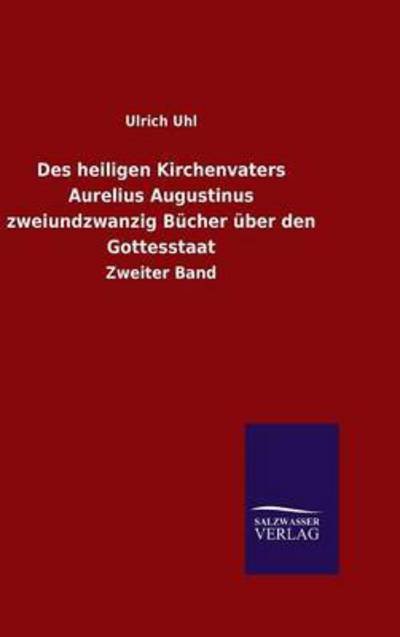 Cover for Uhl · Des heiligen Kirchenvaters Aurelius (Book) (2016)