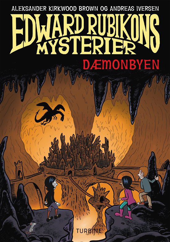 Cover for Aleksander Kirkwood Brown · Edward Rubikons mysterier: Dæmonbyen (Hardcover Book) [1e uitgave] (2021)