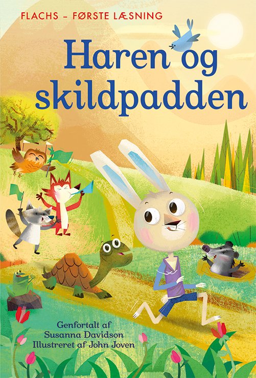 Cover for Susanna Davidson · Flachs - Første læsning: FLACHS - FØRSTE LÆSNING: Haren og skildpadden (Inbunden Bok) [1:a utgåva] (2019)
