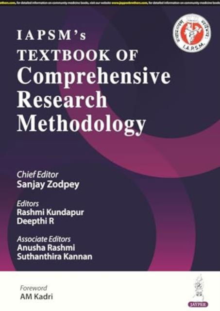 Cover for Sanjay Zodpey · Textbook of Comprehensive Research Methodology (Pocketbok) (2024)