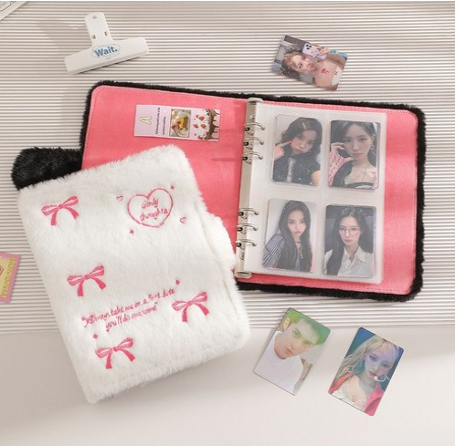 Cover for PlanWow ​​Fur Binder Photocard Holder Album (Photocard Holder) [White fur edition] (2025)