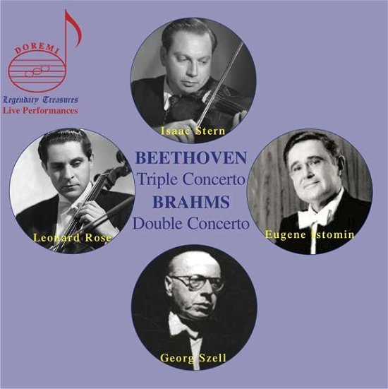 Cover for Beethoven / Stern,isaac / Leonard,rose · Triple Concerto / Brahms: Double Concerto (CD) (2016)