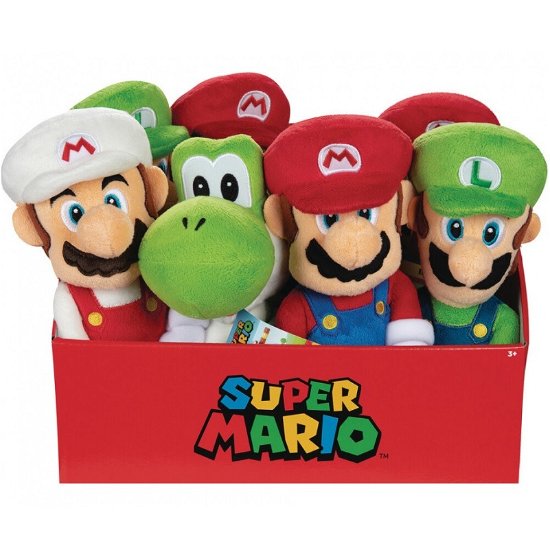 Super Mario Plush Wave 1 Asst Cs (Net) - Jakks Pacific - Merchandise -  - 0192995409477 - 28. juli 2021