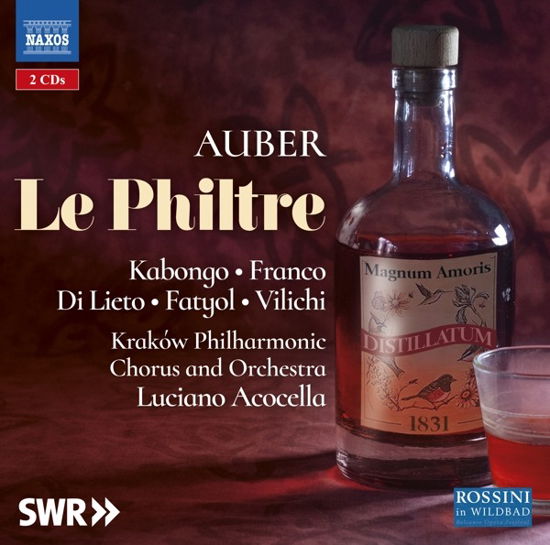 Cover for Fatyol, Luiza / Adina Vilichi · Auber: Le Philtre (CD) (2023)