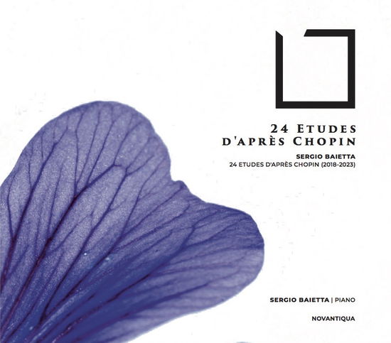 Cover for Sergio Baietta · 24 Etudes Daprès Chopin (CD) (2024)