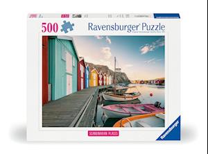 Cover for Ravensburger · Legpuzzel Bootshauser in Smogen Schweden 500st. (Toys)