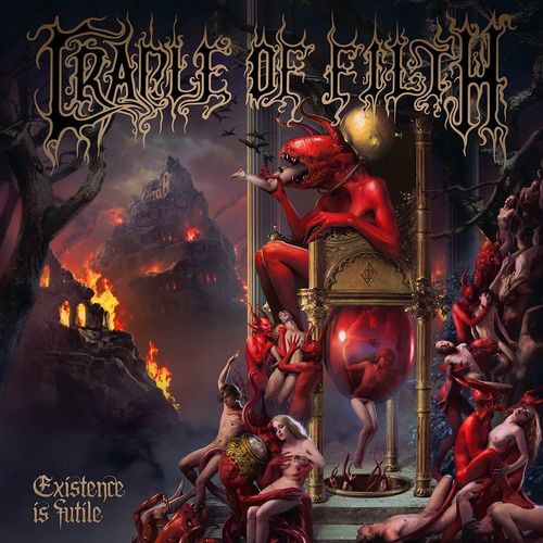 Cover for Cradle of Filth · Existence is Futile (2lp-silver &amp; Black Splatter) (LP) (2021)