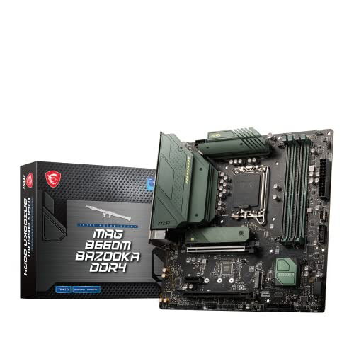 MSI MAG B660M Bazooka DDR4           (B660,S1700,m - Msi - Merchandise -  - 4719072921477 - May 1, 2024