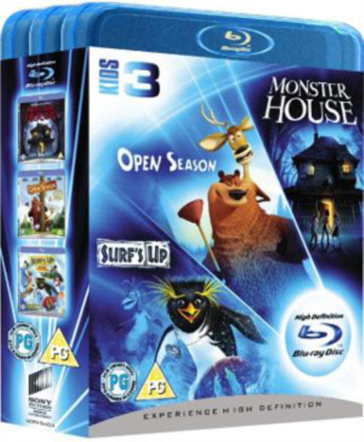 Monster House / Open Season / Surfs Up (3 Pack) -  - Elokuva - SONY PICTURES HE - 5050629942477 - maanantai 27. lokakuuta 2008