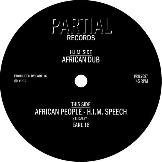 Cover for Earl 16 · African People - H.I.M. Speech (LP) (2024)