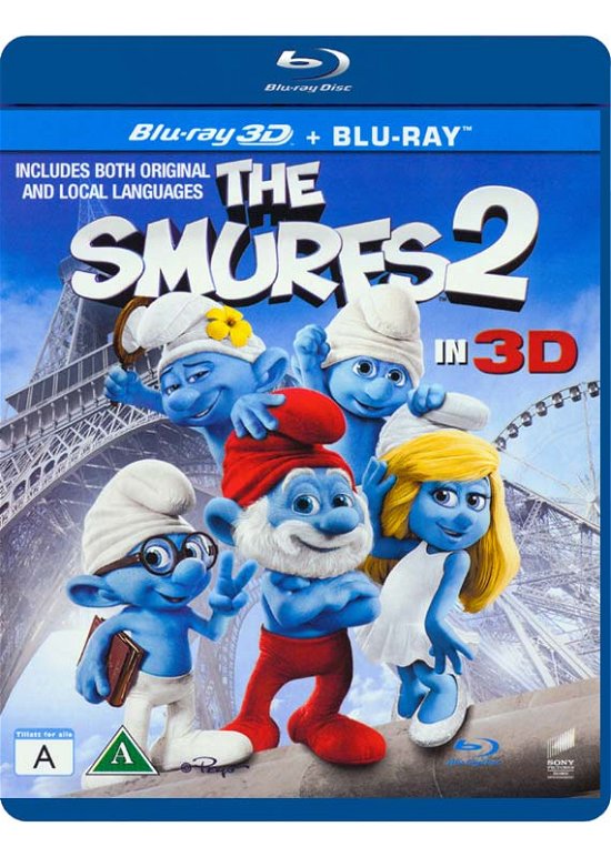 Cover for The Smurfs · Smølferne 2 (3D Blu-ray/BD) [3D+Blu-Ray edition] (2013)
