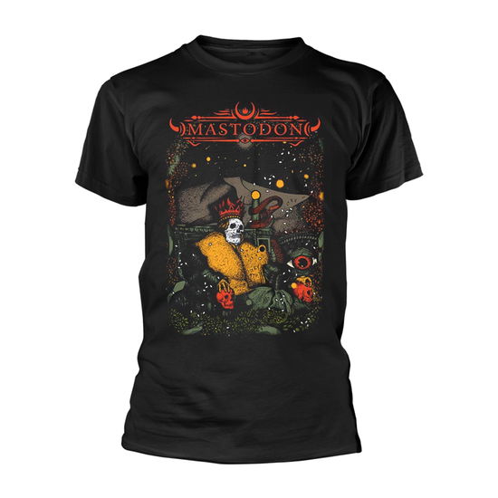 Cover for Mastodon · Mastodon Unisex T-Shirt: Seated Sovereign (Black) (T-shirt) [size S] [Black - Unisex edition] (2018)