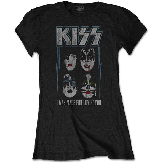 KISS Ladies T-Shirt: Made For Lovin' You - Kiss - Fanituote -  - 5056170642477 - 