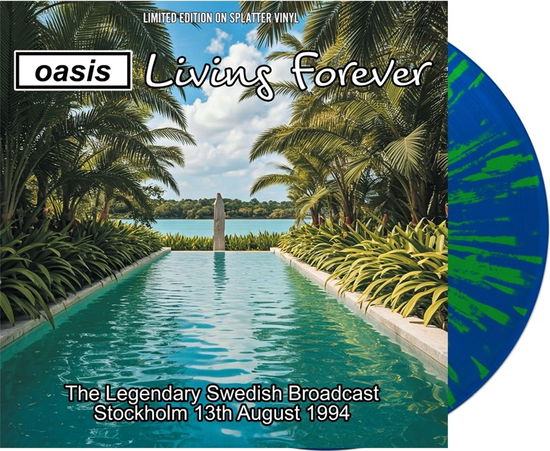 Cover for Oasis · Living Forever (Splatter Vinyl) (LP) (2024)