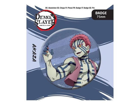 Demon Slayer: Kimetsu no Yaiba Ansteck-Button Akaz -  - Merchandise -  - 6430063312477 - August 28, 2024