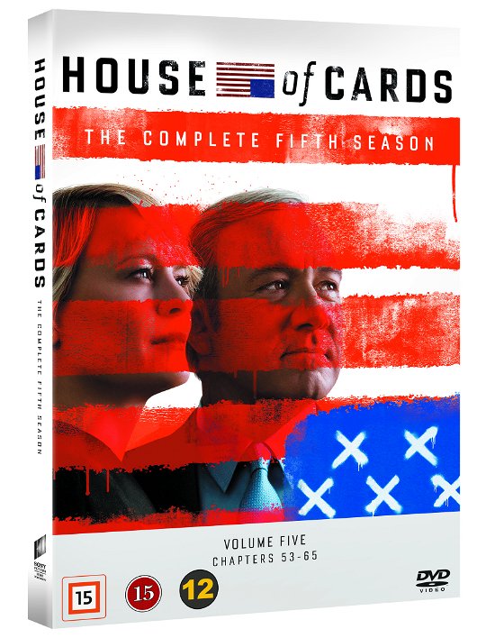 Cover for House of Cards · House of Cards - The Complete Fifth Season (DVD) (2017)