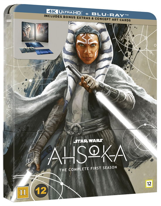 Cover for Star Wars · Ahsoka - Season 1 (4K Ultra HD) [Limited Steelbook edition] (2025)