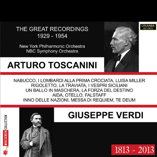 Cover for Verdi / Toscanini / Toscanini / Nbc So · Great Recordings 1929-54 (CD) (2014)