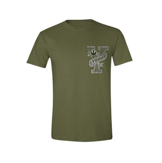 Cover for Star Wars · Star Wars - Vintage Yoda Men T-shirt - Green (Spielzeug)
