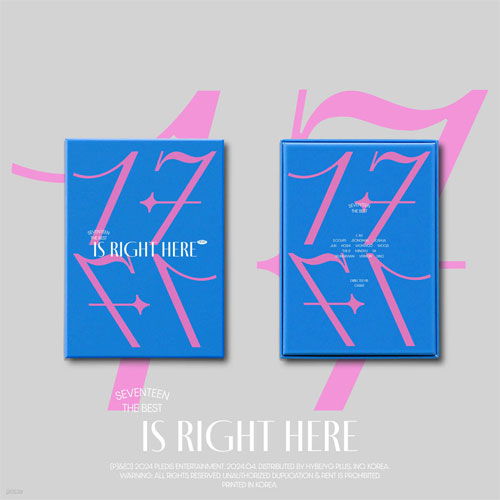 17 Is Right Here - Best Album - SEVENTEEN - Musiikki - PLEDIS ENT. - 8809985023477 - tiistai 30. huhtikuuta 2024