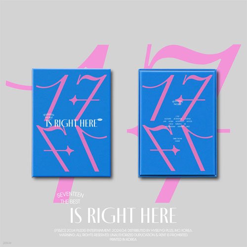 Cover for SEVENTEEN · 17 Is Right Here - Best Album (CD/Merch) [Dear 2CD incl. Weverse GIFT edition] (2024)