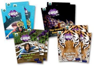 Cover for Janice Pimm · Project X CODE Extra: Green Book Band, Oxford Level 5: Jungle Trail and Shark Dive, Class pack of 12 - Project X CODE ^IExtra^R (Paperback Book) (2016)