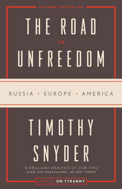 Cover for Timothy Snyder · Road to Unfreedom (Taschenbuch) (2019)