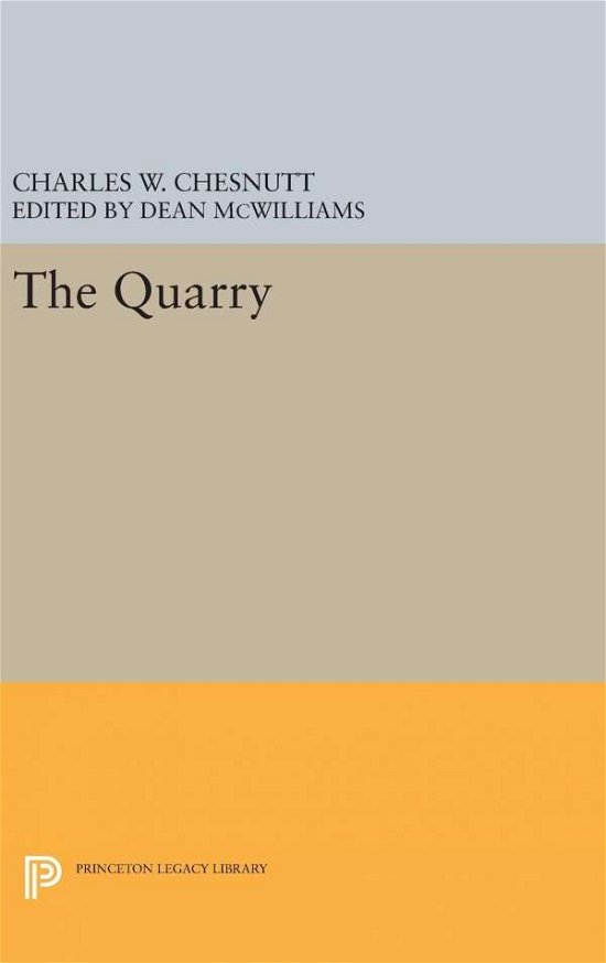 Cover for Charles W. Chesnutt · Quarry (Bog) (2016)