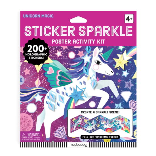 Unicorn Magic Sticker Sparkle Poster Activity Kit - Mudpuppy - Books - Galison - 9780735384477 - March 13, 2025