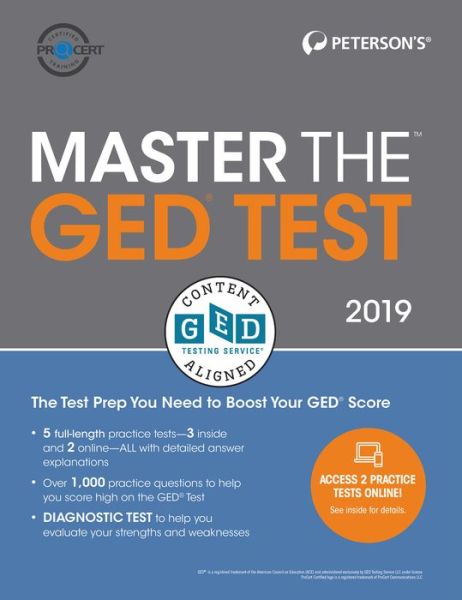 Cover for Peterson's · Master the GED Test 2019 (Paperback Book) (2018)