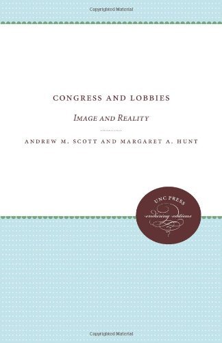 Cover for Margaret A. Hunt · Congress and Lobbies: Image and Reality (Paperback Book) (2012)