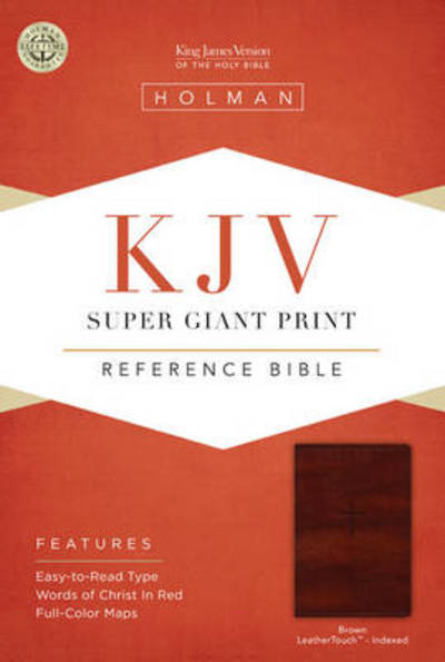 Cover for Broadman &amp; Holman Publishers · Super Giant Print Reference Bible-kjv (Leather Book) [Brown Imitation] (2013)