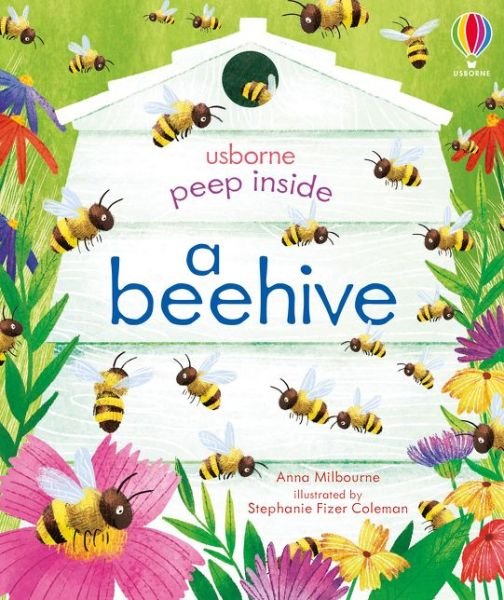 Cover for Anna Milbourne · Peep Inside a Beehive - Peep Inside (Board book) (2020)