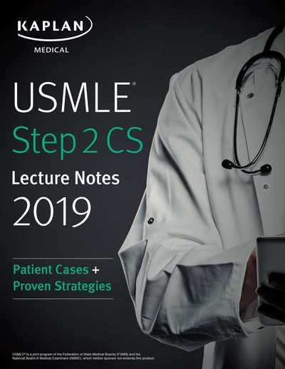 Cover for Kaplan Medical · Kaplan Medical:USMLE Step 2 CS Lecture (Book) [Third edition] (2019)