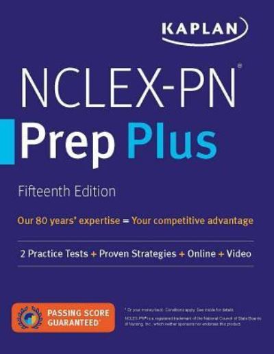 NCLEX-PN Prep Plus - Kaplan Nursing - Książki - Kaplan Publishing - 9781506255477 - 3 marca 2020