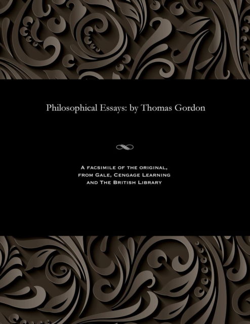 Cover for Aberdeenshir Thomas Of Premnay Gordon · Philosophical Essays (Paperback Book) (1901)