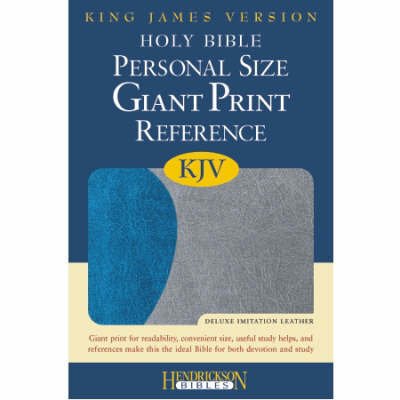 Cover for Hendrickson Publishers · Holy Bible (Leather Book) [Large type / large print edition] [Blue/Gray Imitation] (2008)