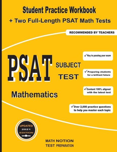 PSAT Subject Test Mathematics - Michael Smith - Books - Math Notion - 9781636200477 - March 1, 2021