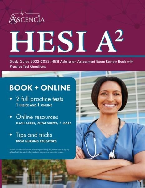 Cover for Falgout · HESI A2 Study Guide 2022-2023: HESI Admission Assessment Exam Review Book with Practice Test Questions (Taschenbuch) (2021)