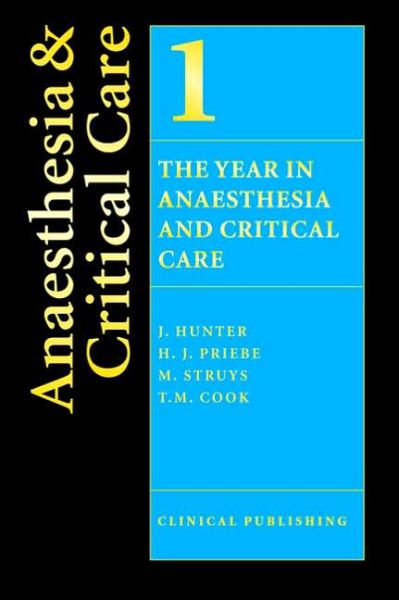 Cover for Jennifer Hunter · The Year in Anaesthesia and Critical Care (Hardcover Book) (2005)