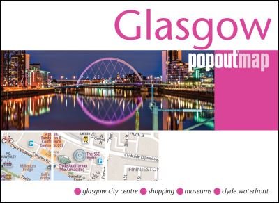 Cover for Popout Map · Glasgow PopOut Map - PopOut Maps (Map) (2023)