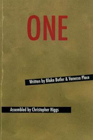 Cover for Blake Butler · One (Paperback Book) (2012)