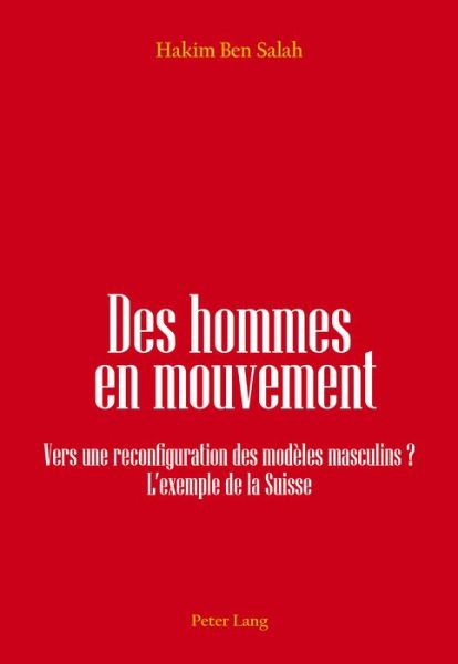 Cover for Hakim Ben Salah · Des Hommes En Mouvement: Vers Une Reconfiguration Des Modeles Masculins ? l'Exemple de la Suisse (Paperback Book) (2015)