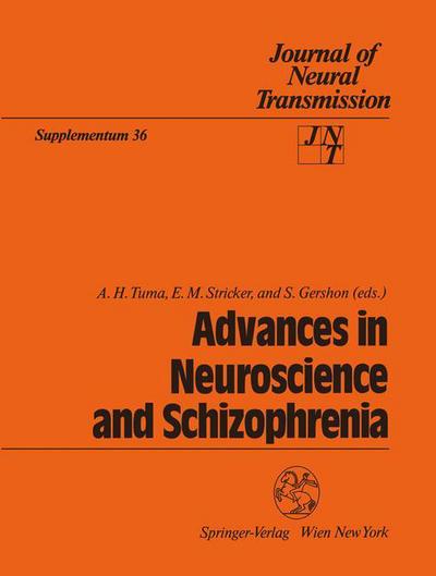 Cover for A H Tuma · Advances in Neuroscience and Schizophrenia - Journal of Neural Transmission. Supplementa (Paperback Book) (1992)